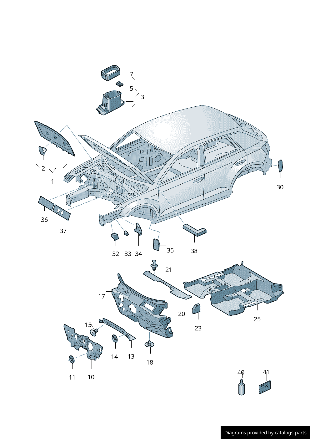 Car part diagram