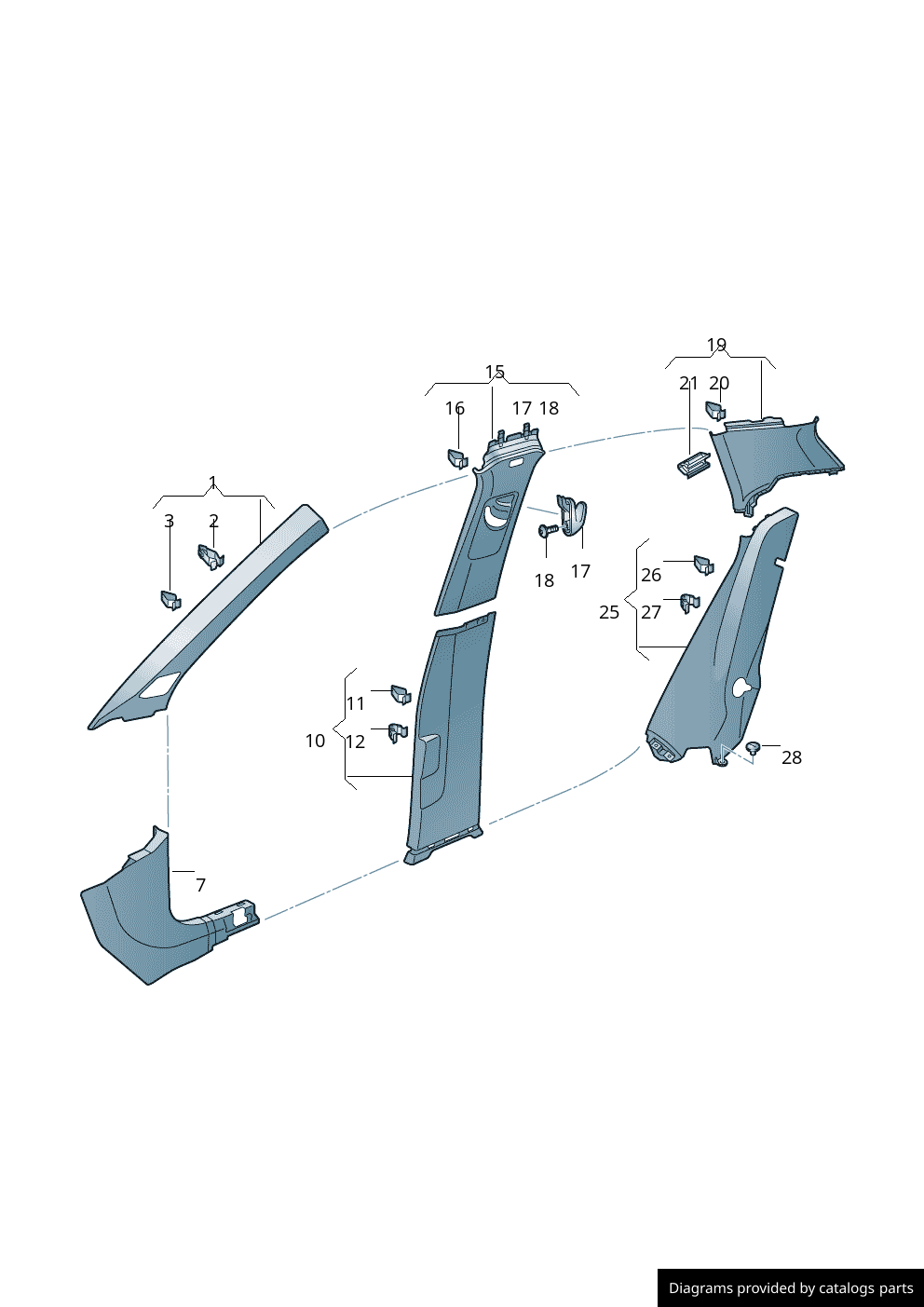 Car part diagram
