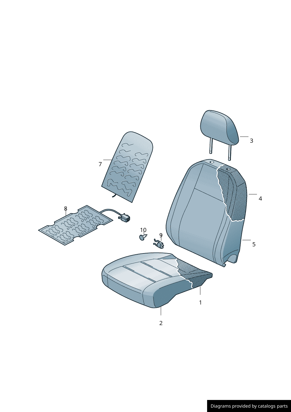 Car part diagram