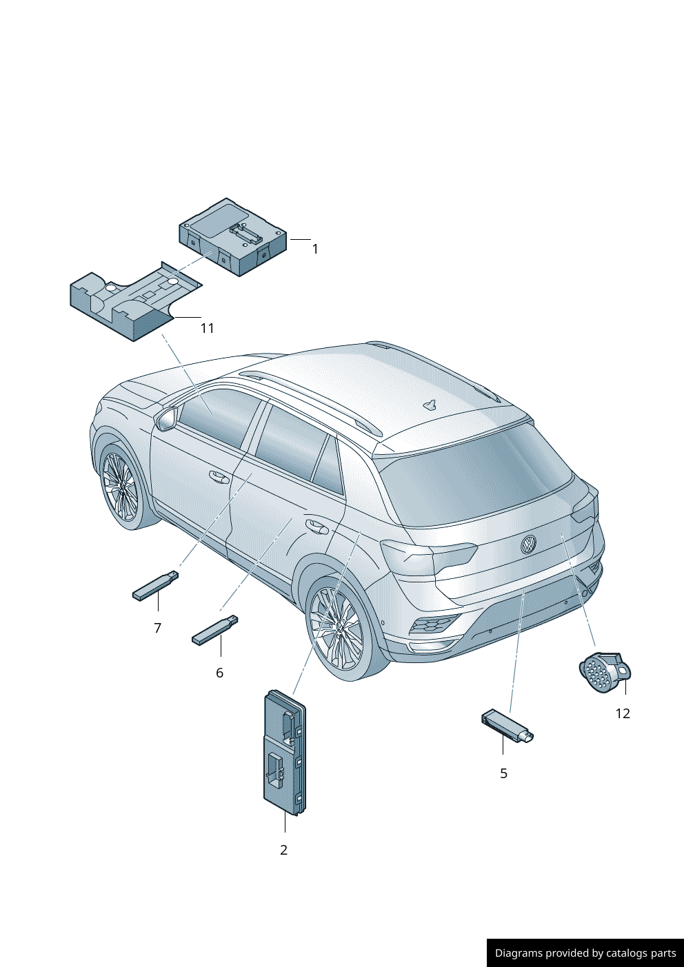 Car part diagram