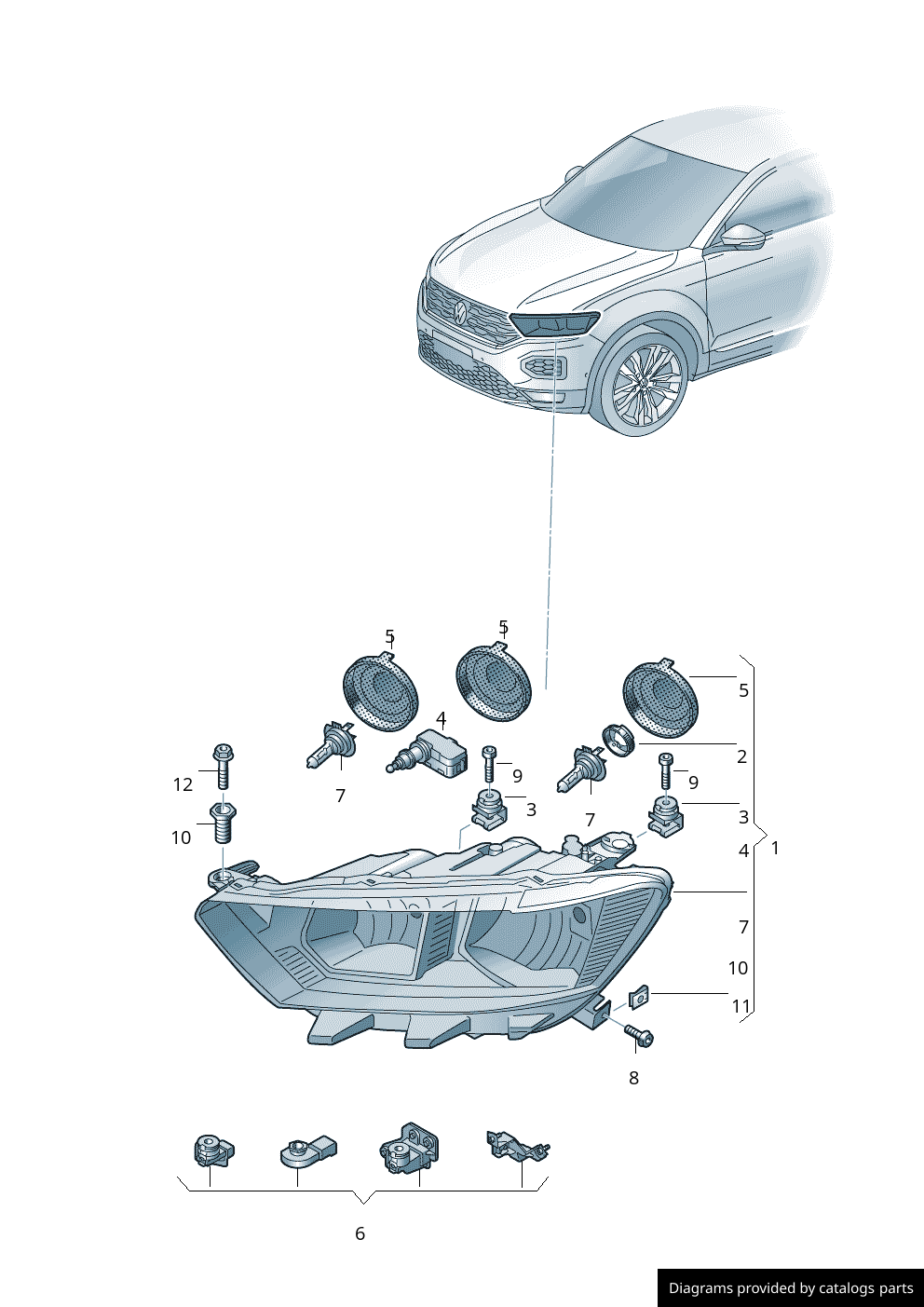 Car part diagram