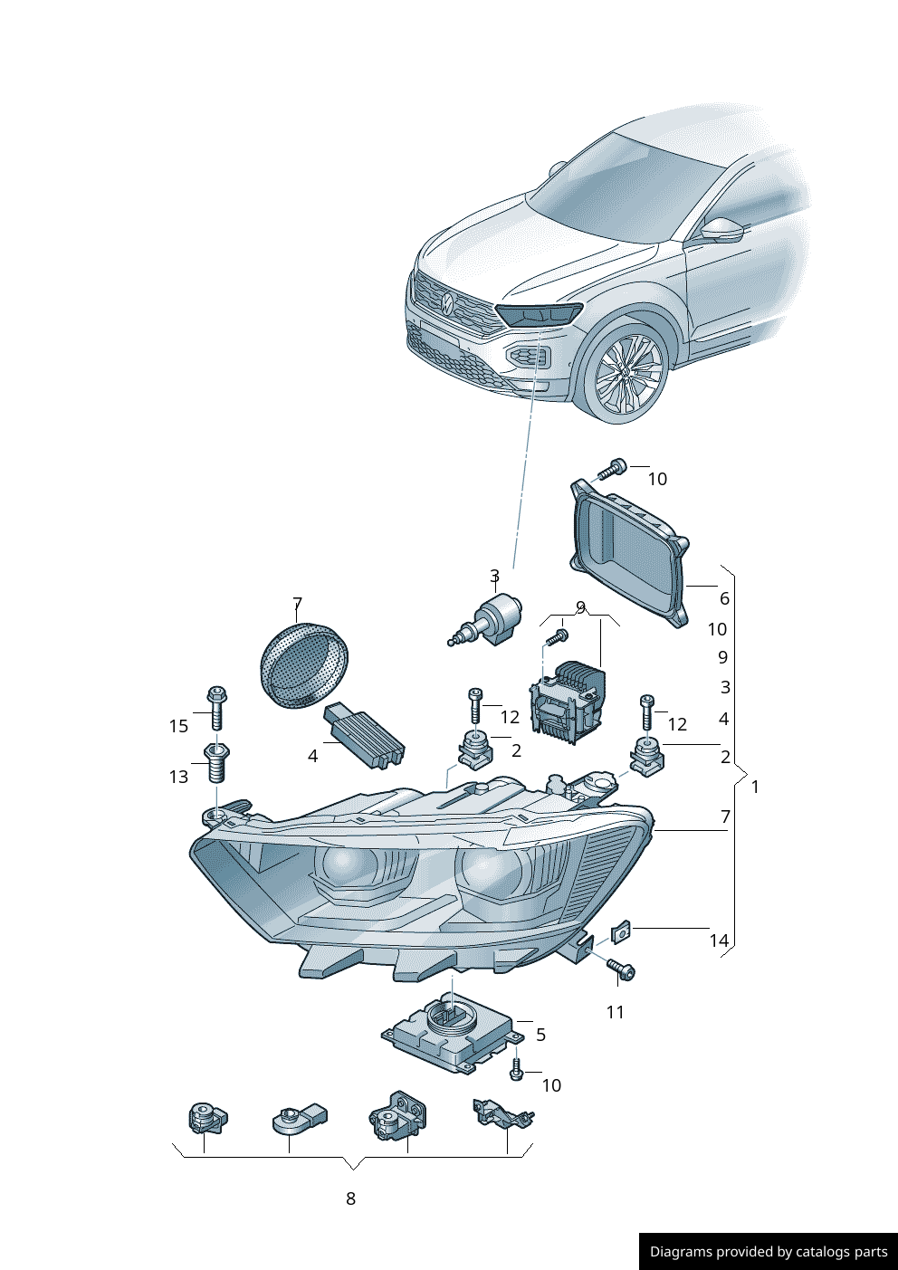 Car part diagram