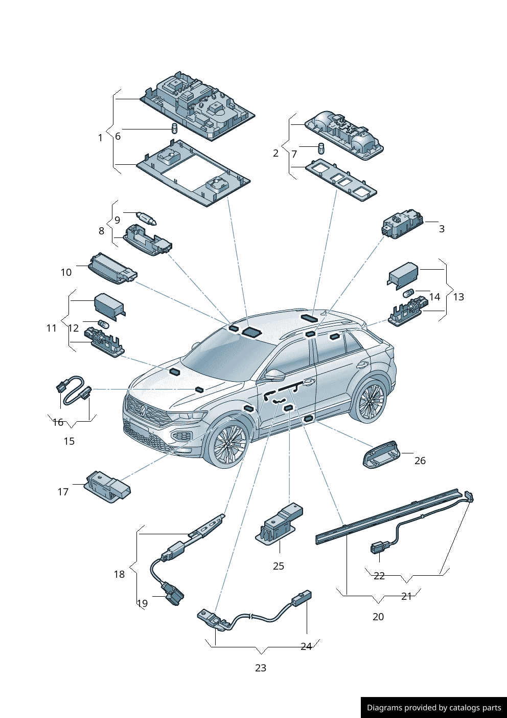 Car part diagram