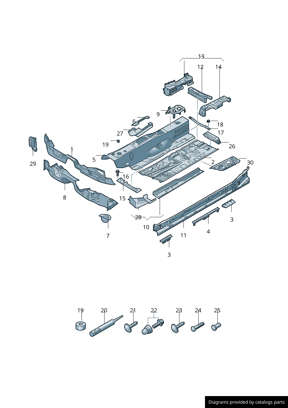 Car part diagram