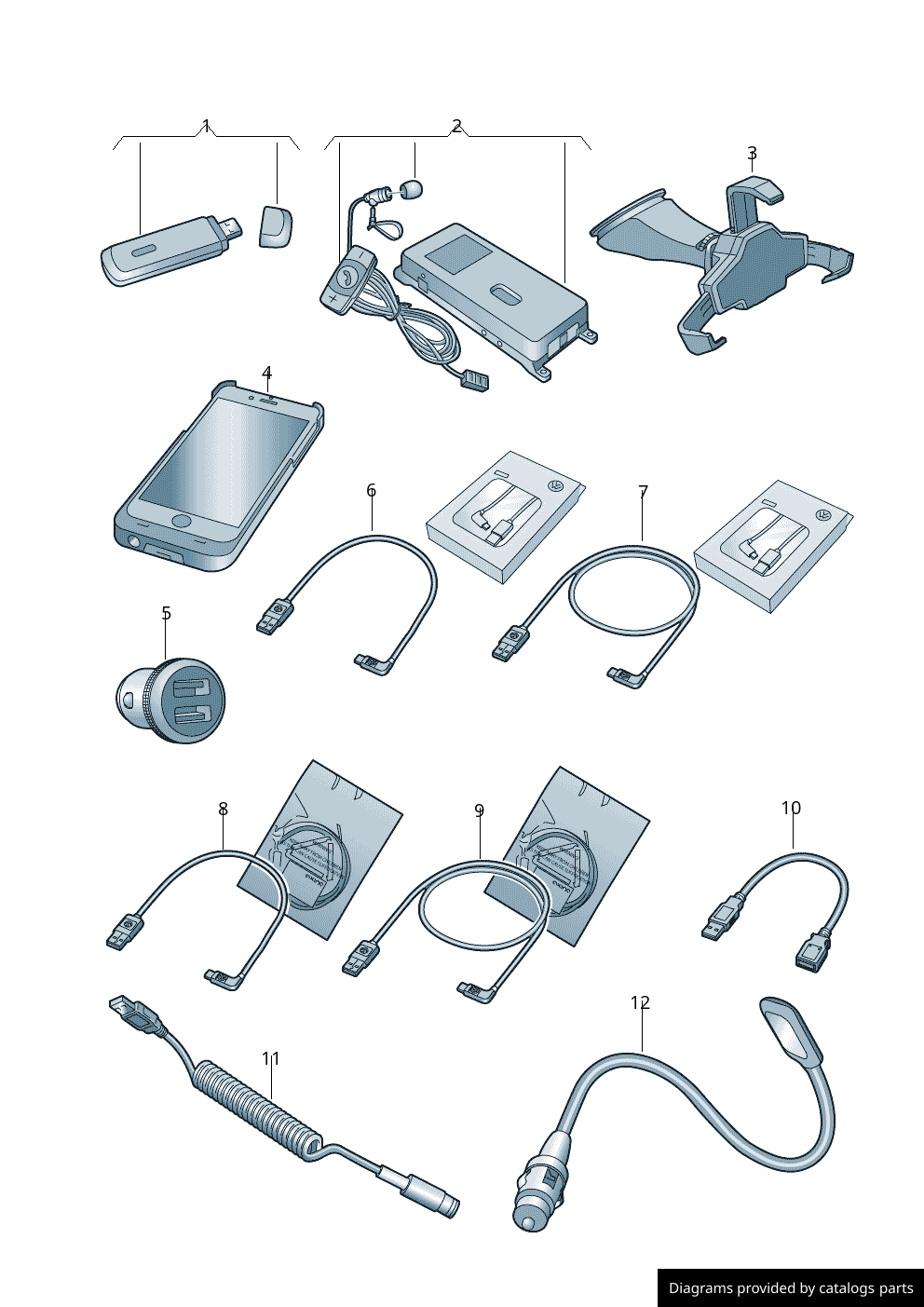 Car part diagram