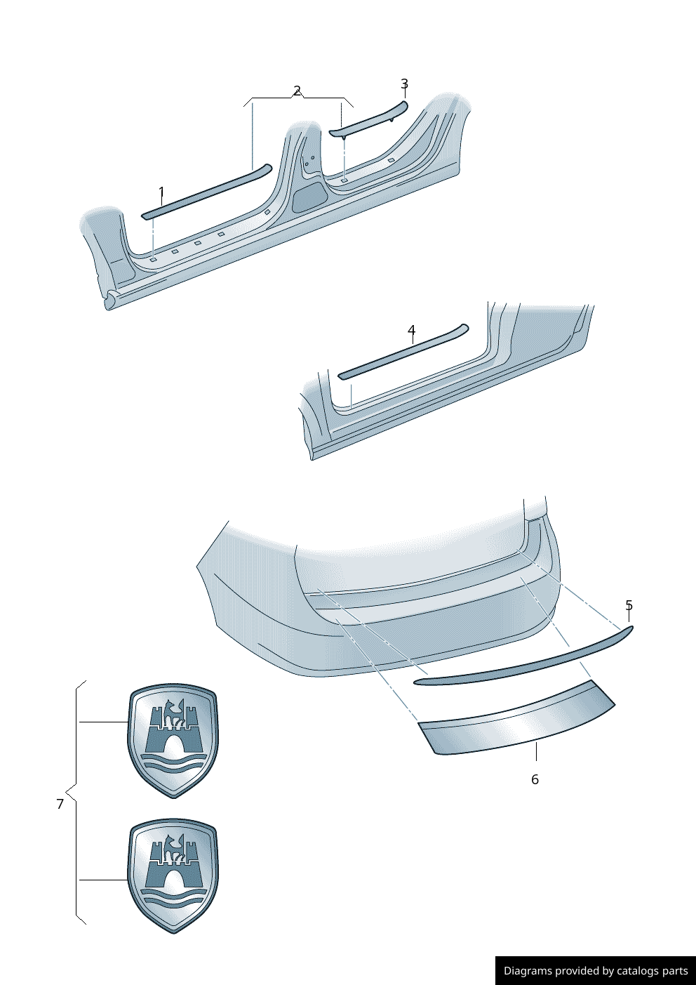 Car part diagram