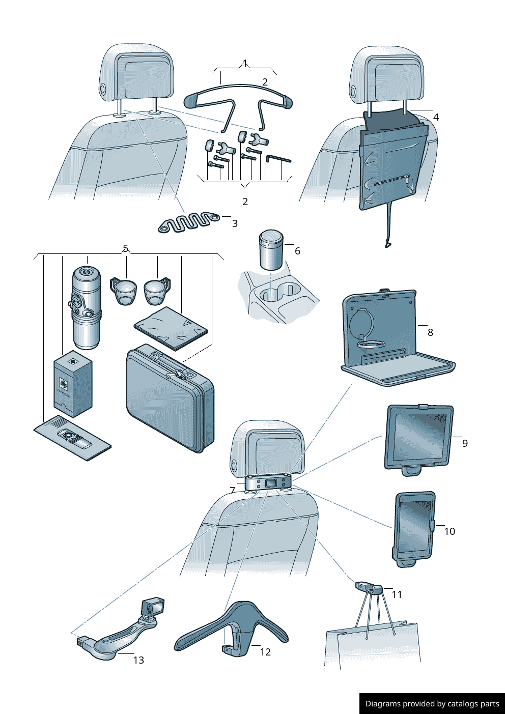 Car part diagram