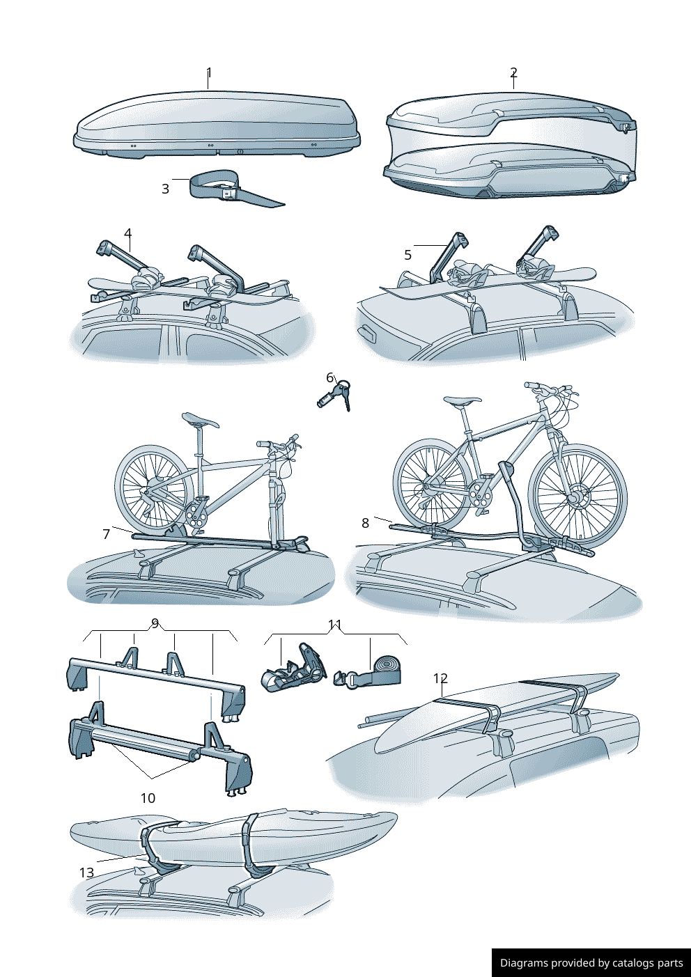 Car part diagram