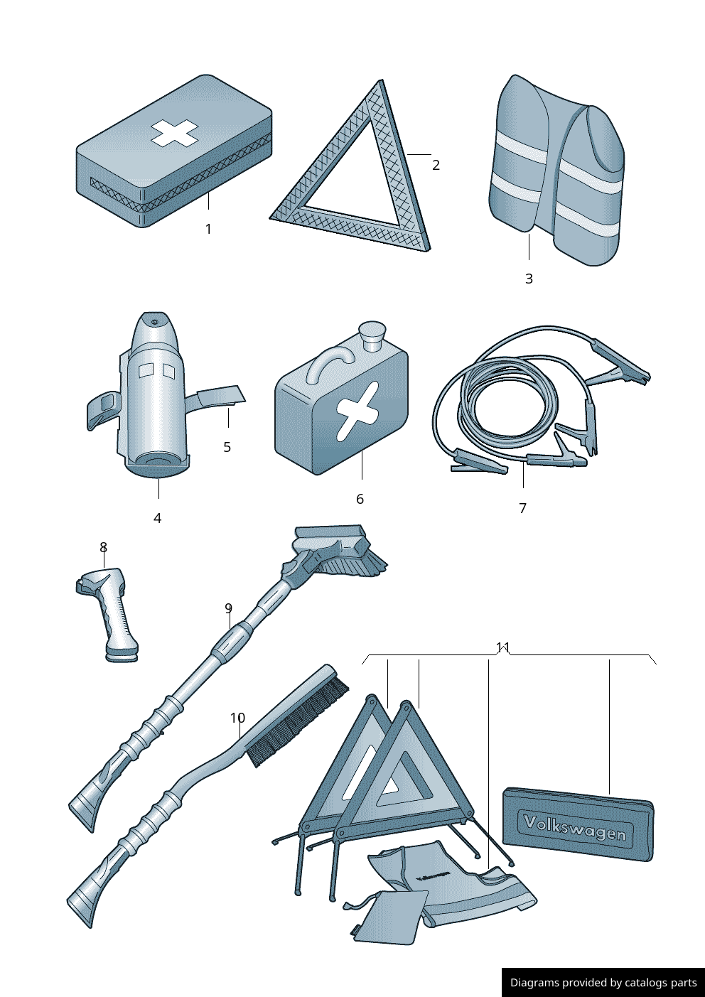 Car part diagram