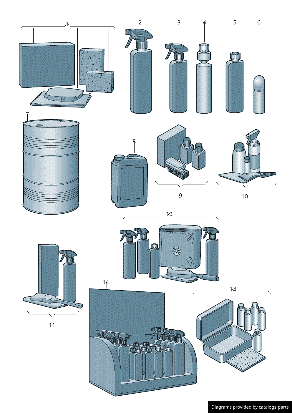 Car part diagram