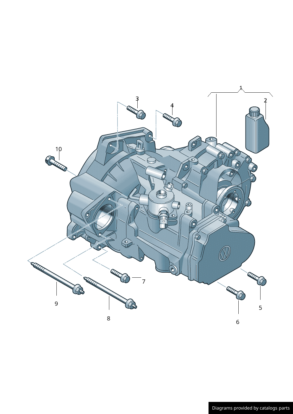 Volkswagen 6Speed Manual Transmission 02S300053K LLLParts