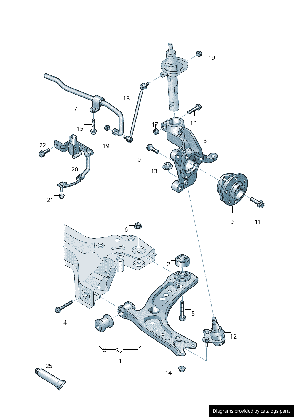 Car part diagram