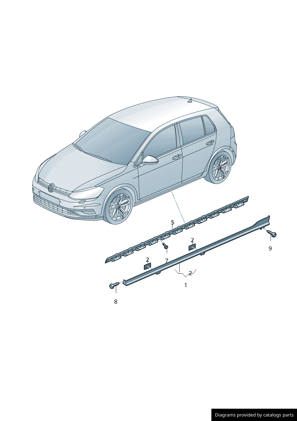Car part diagram