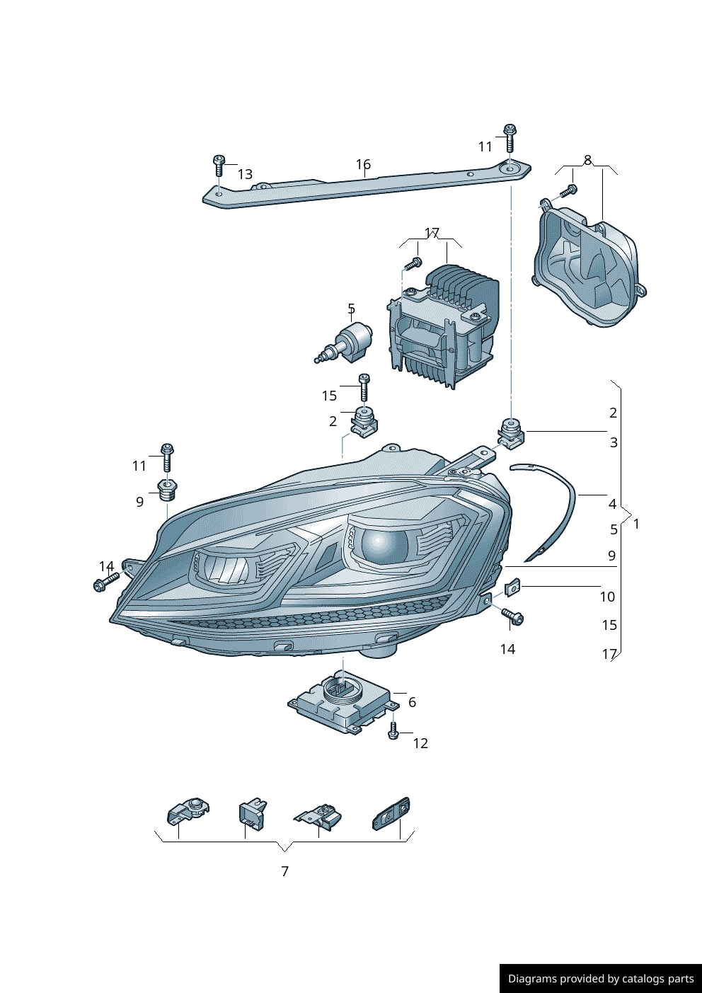 Car part diagram