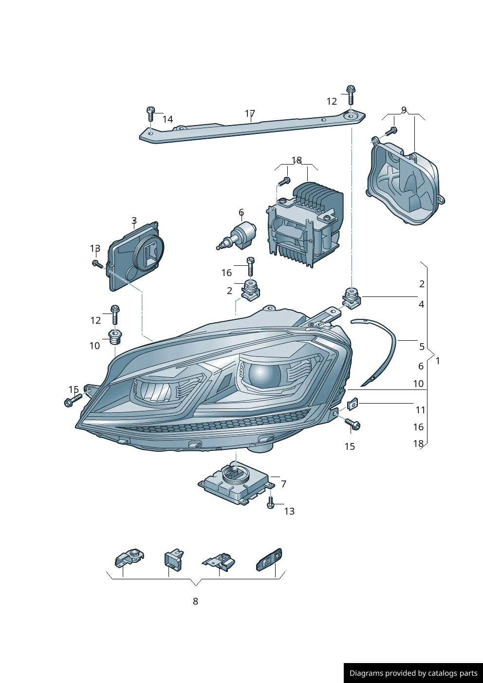 Car part diagram
