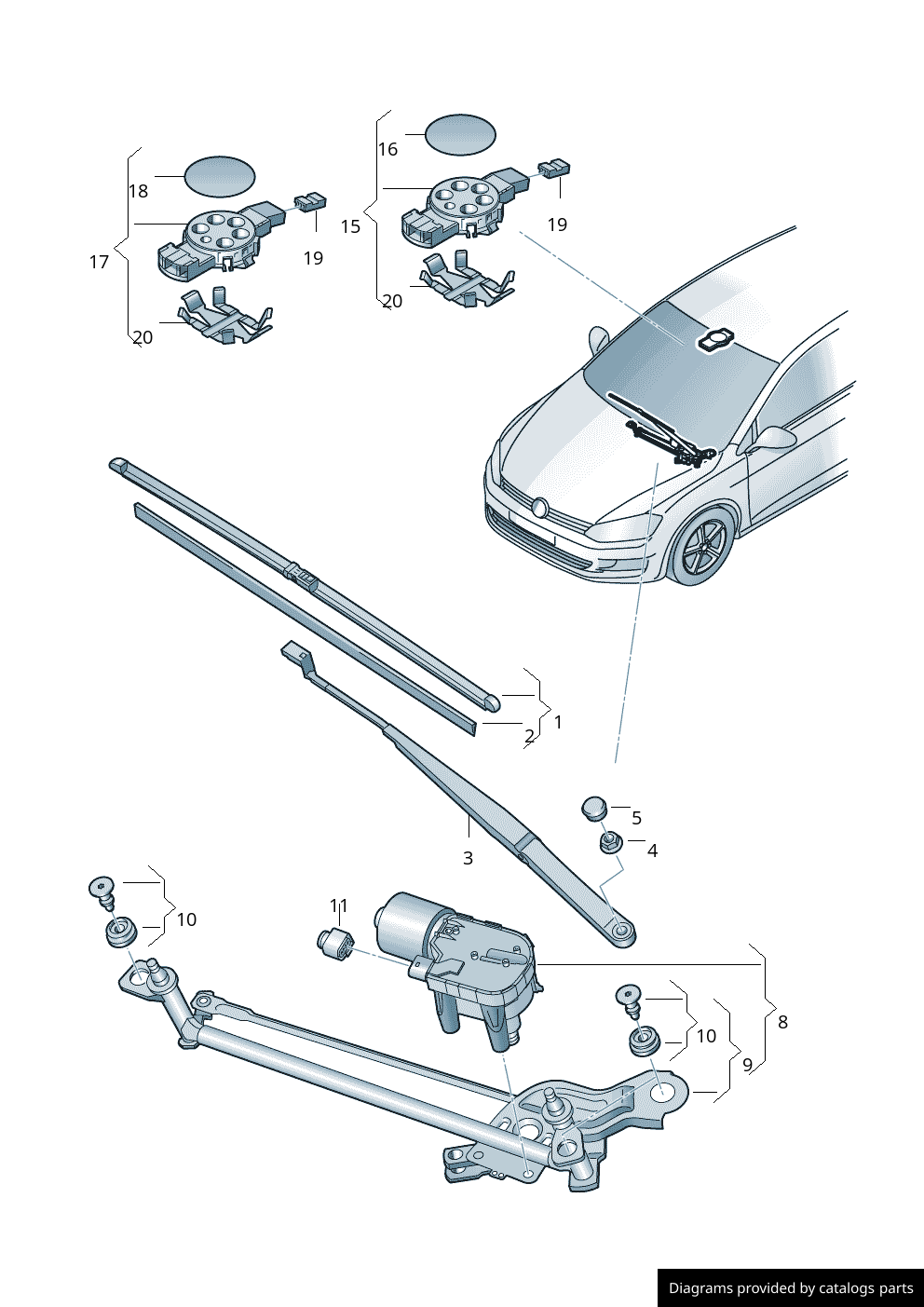 Car part diagram