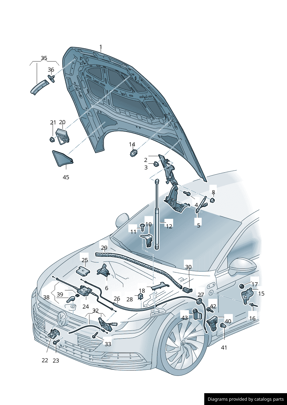 Car part diagram