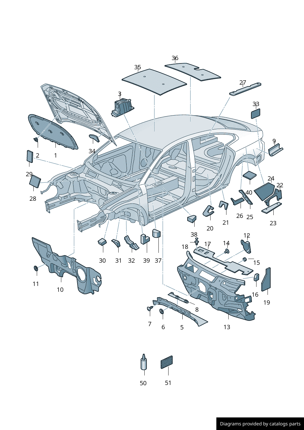 Car part diagram