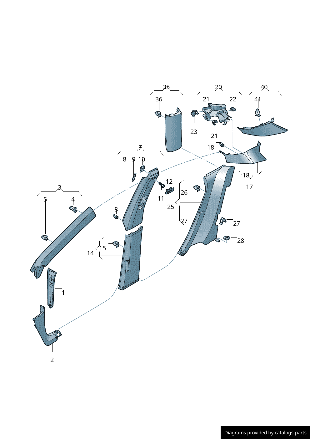 Car part diagram