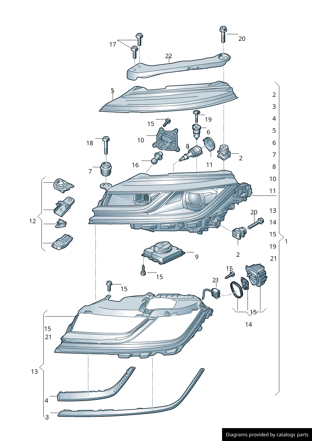 Car part diagram