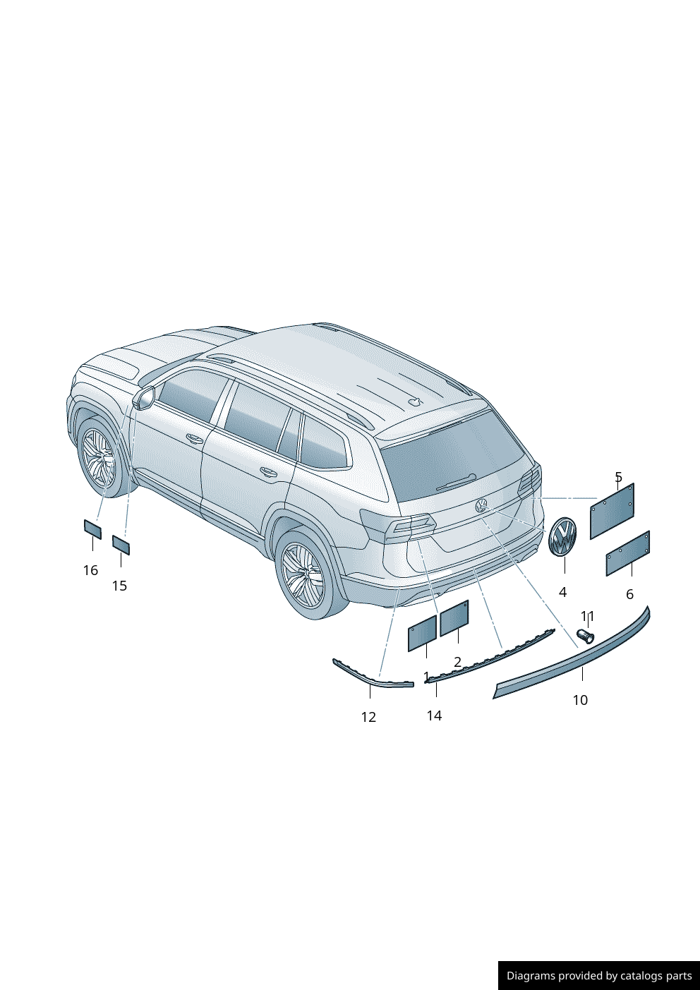 Car part diagram