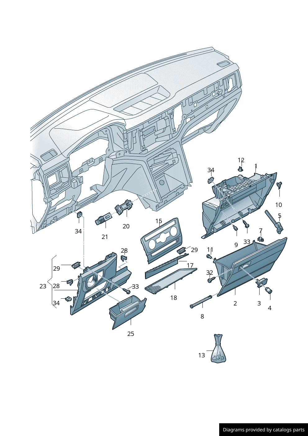 Car part diagram