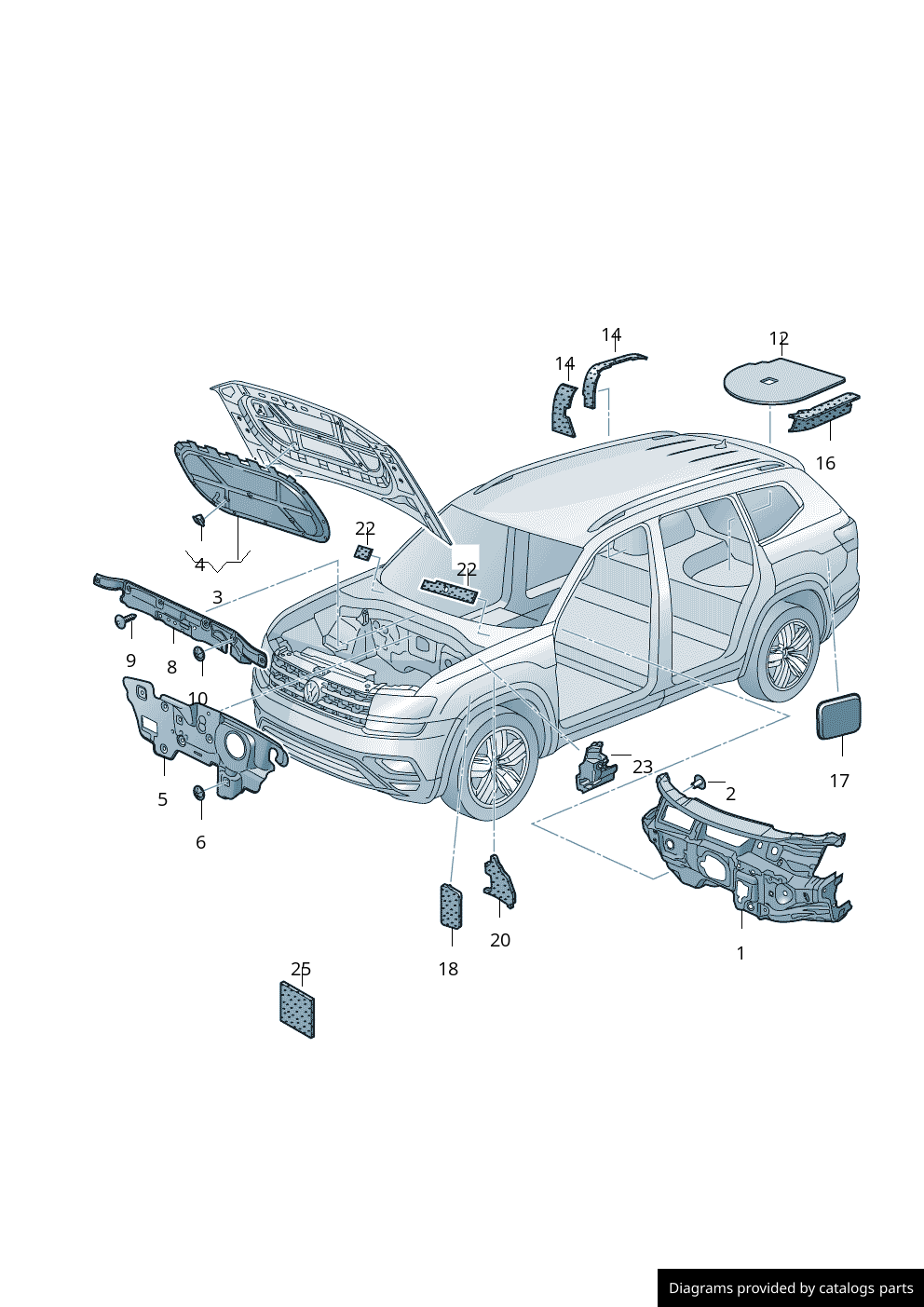 Car part diagram