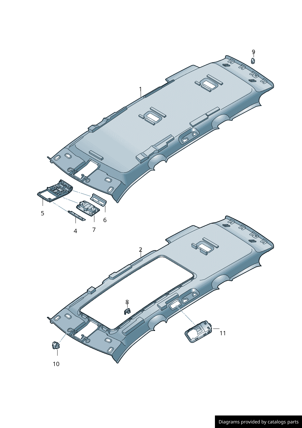 Car part diagram