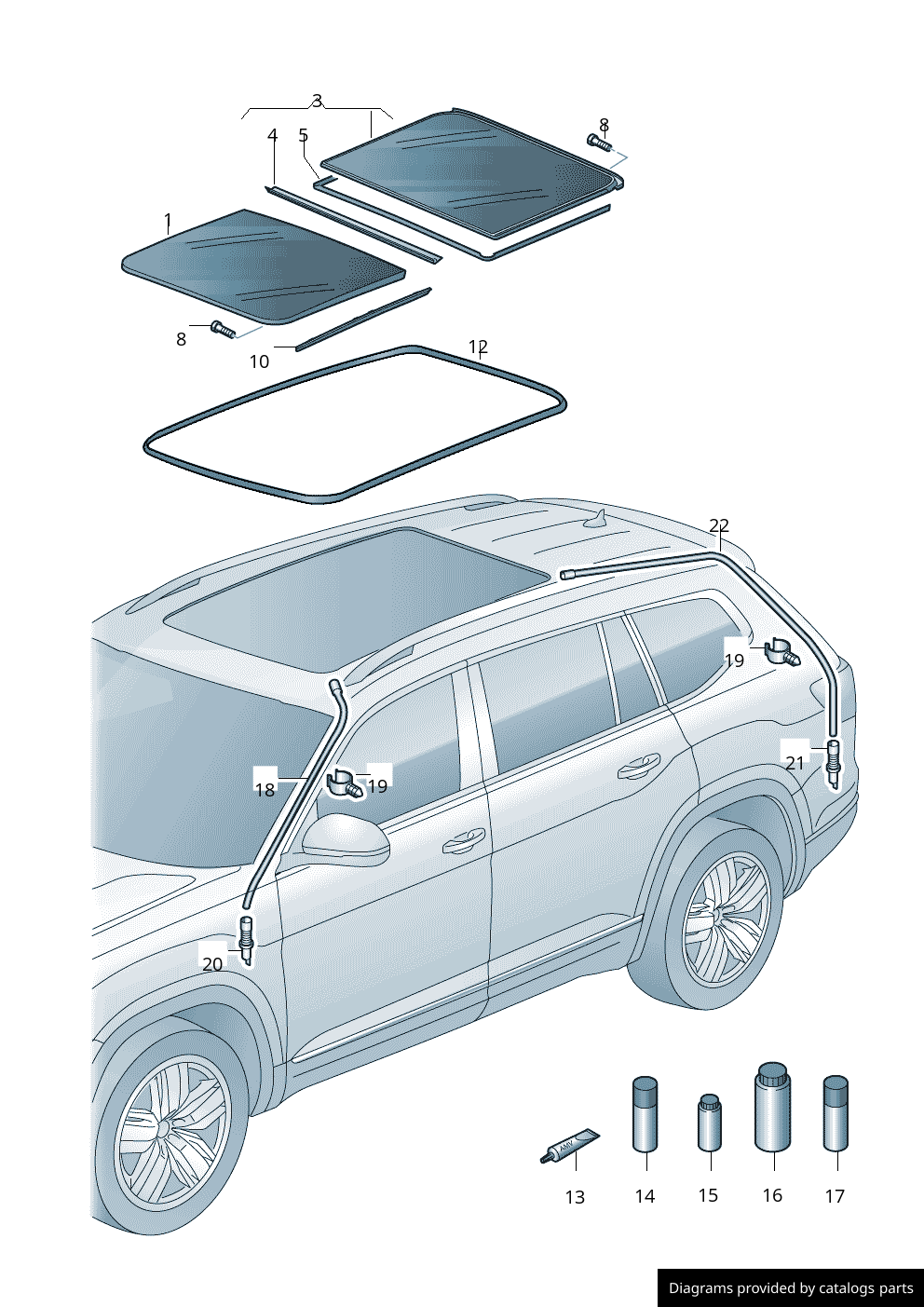 Car part diagram