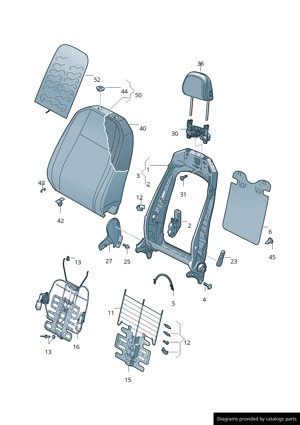 Car part diagram