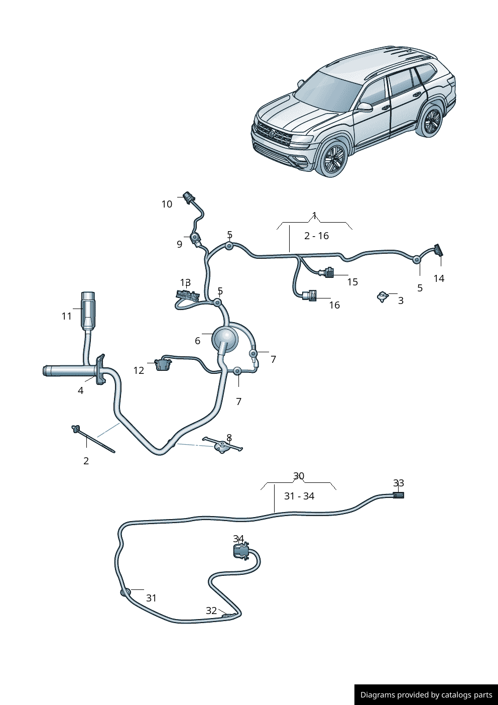 Car part diagram