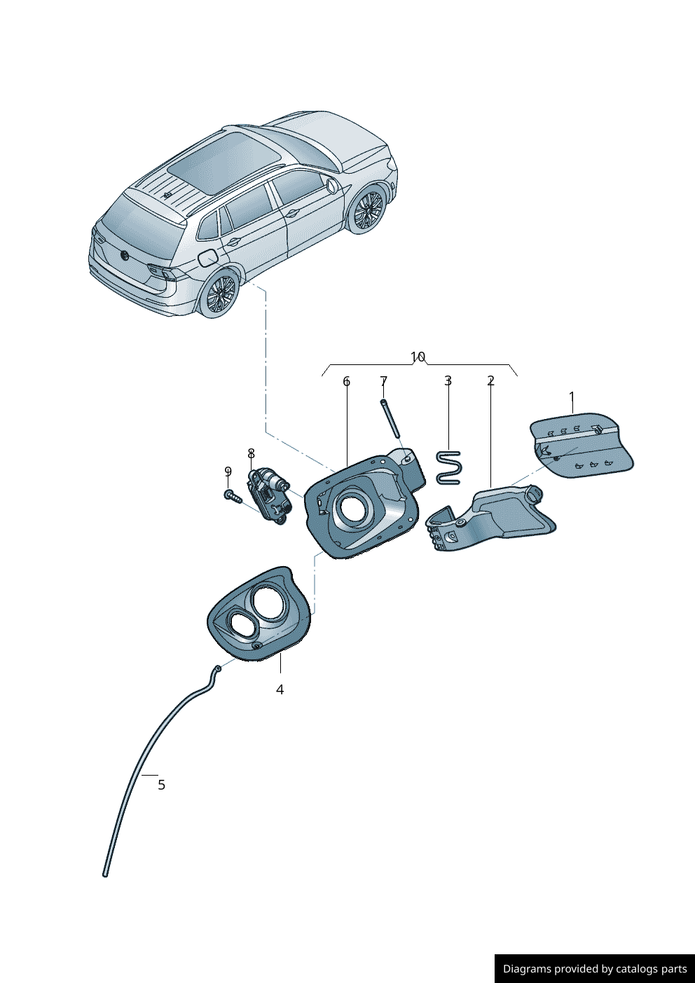 Car part diagram