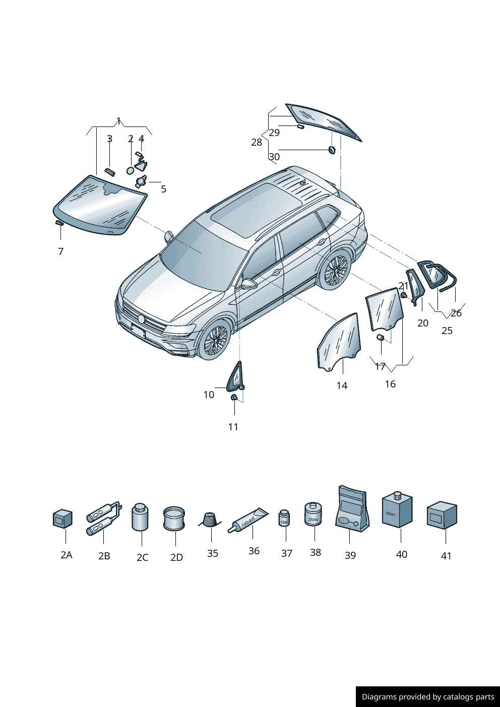 Car part diagram