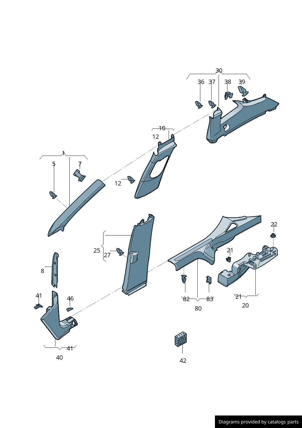 Car part diagram