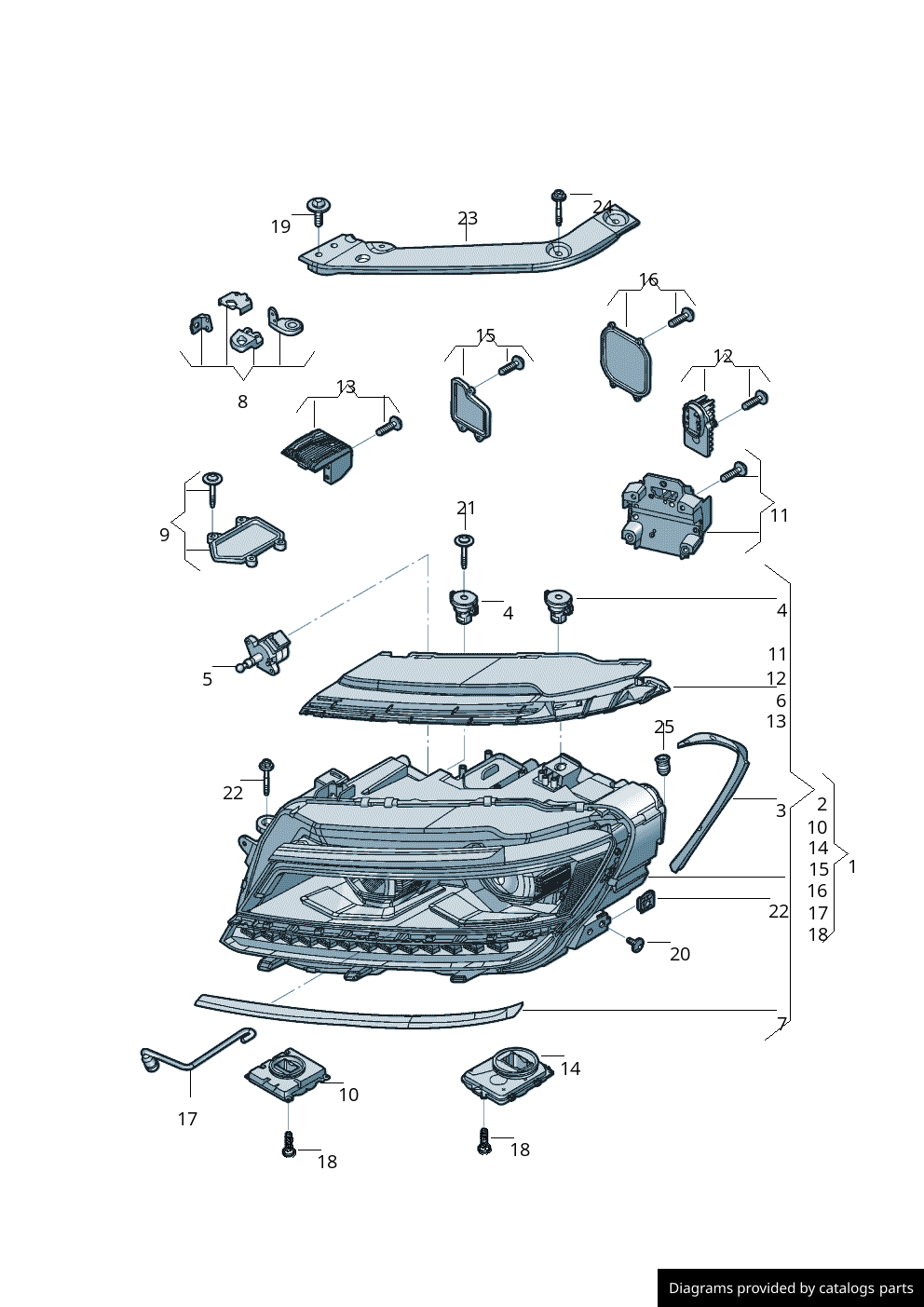 Car part diagram