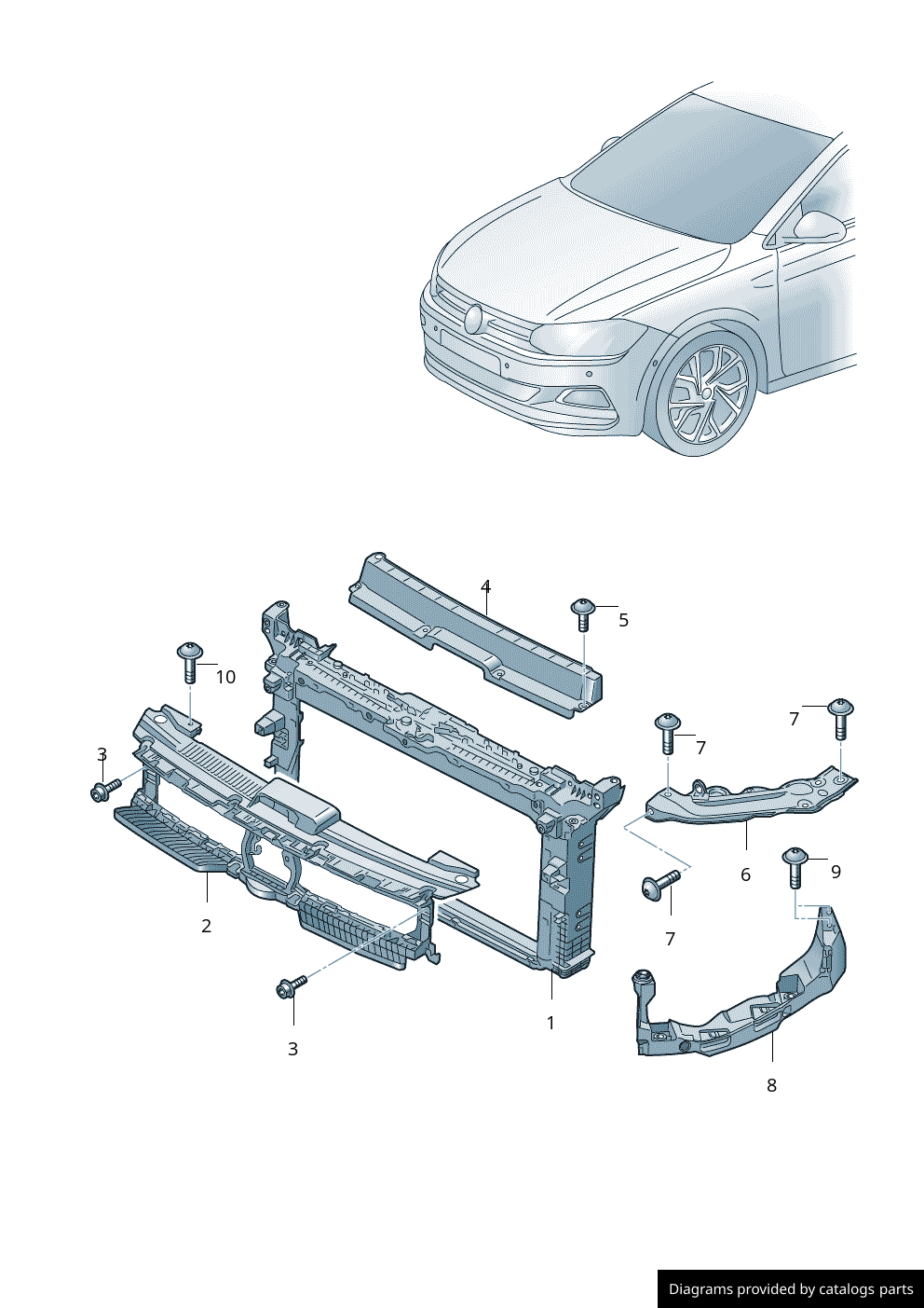 Car part diagram
