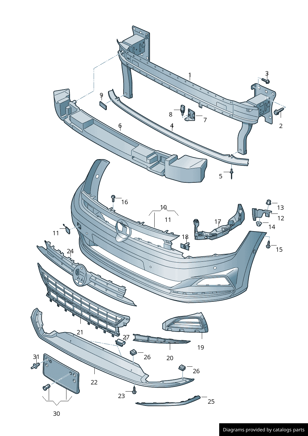 Car part diagram