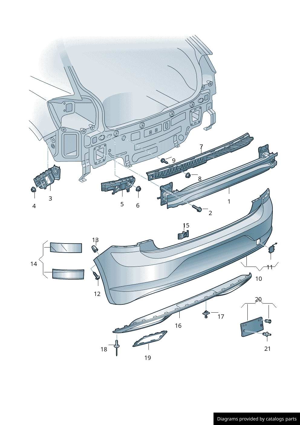 Car part diagram