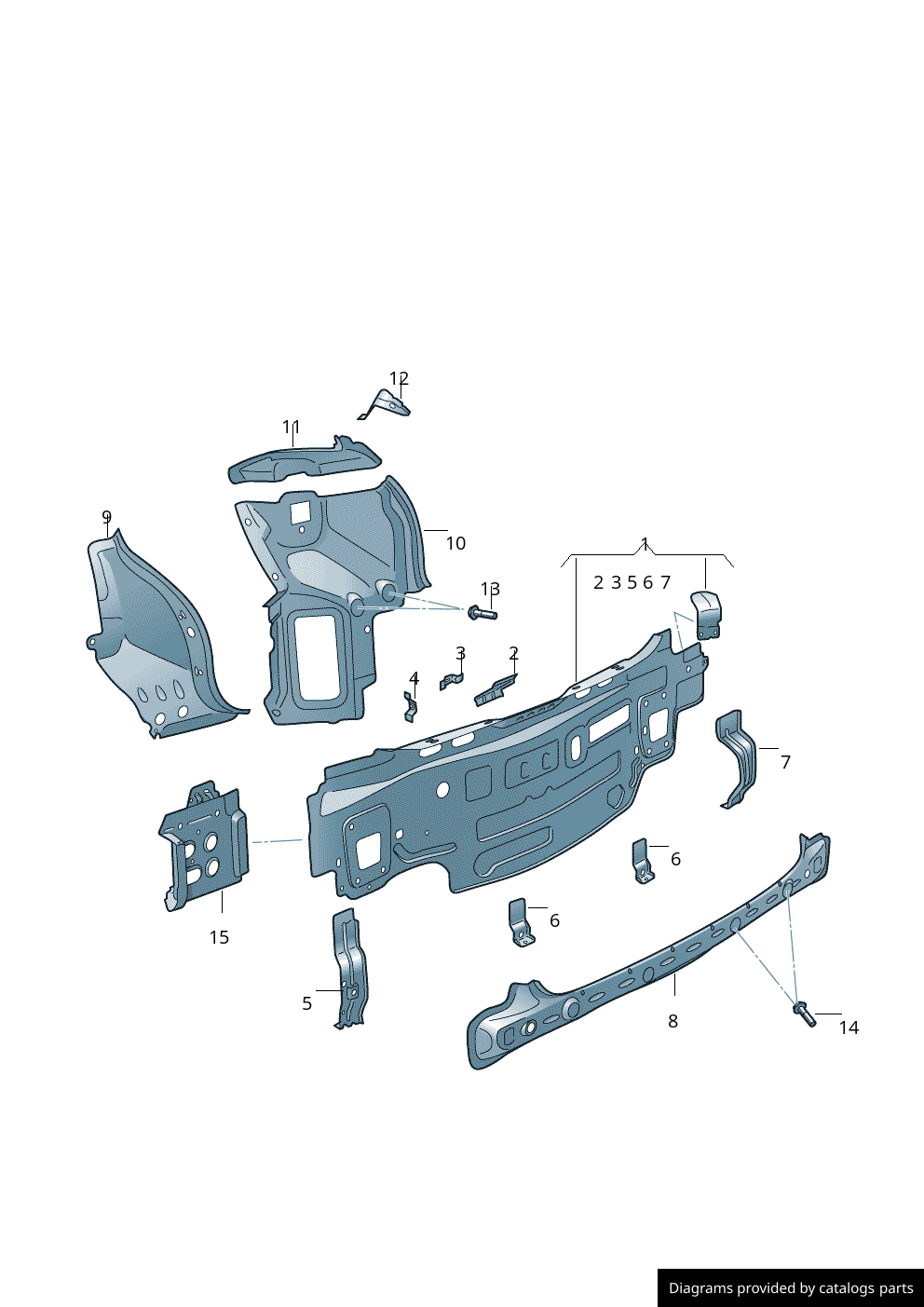 Car part diagram