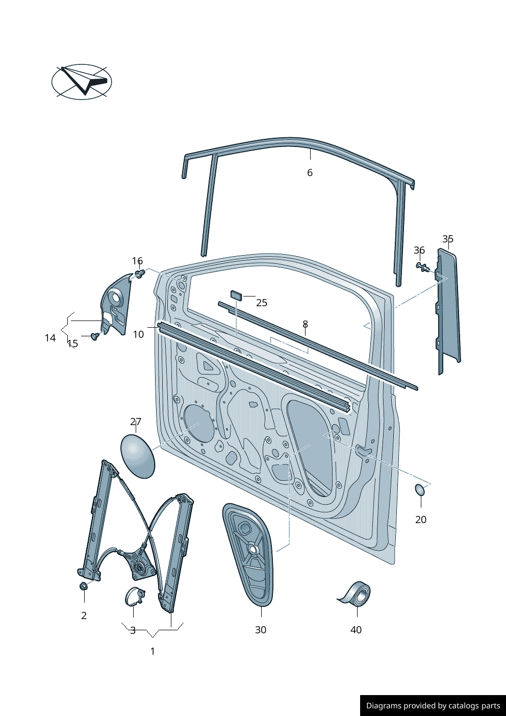 Car part diagram