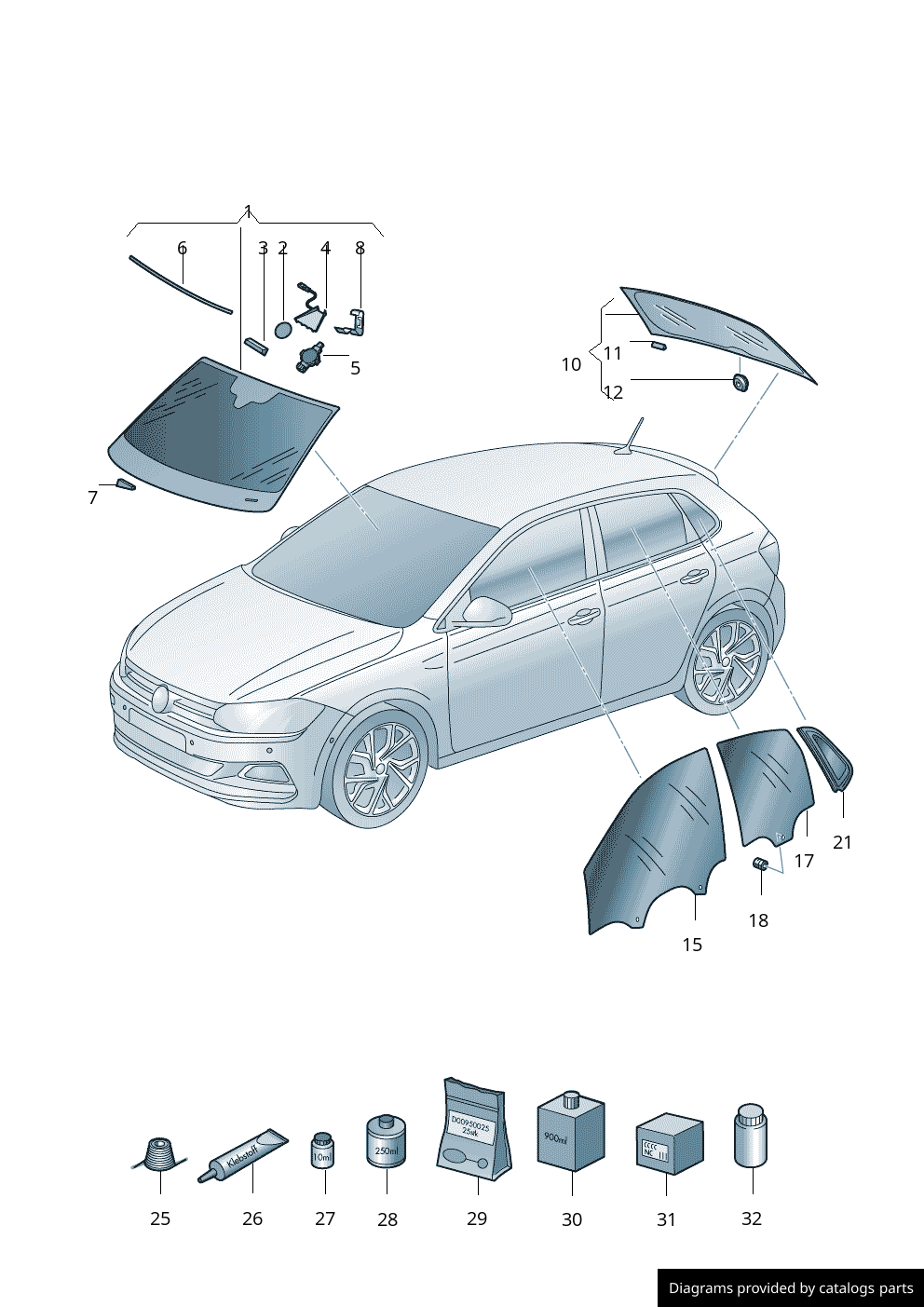 Car part diagram