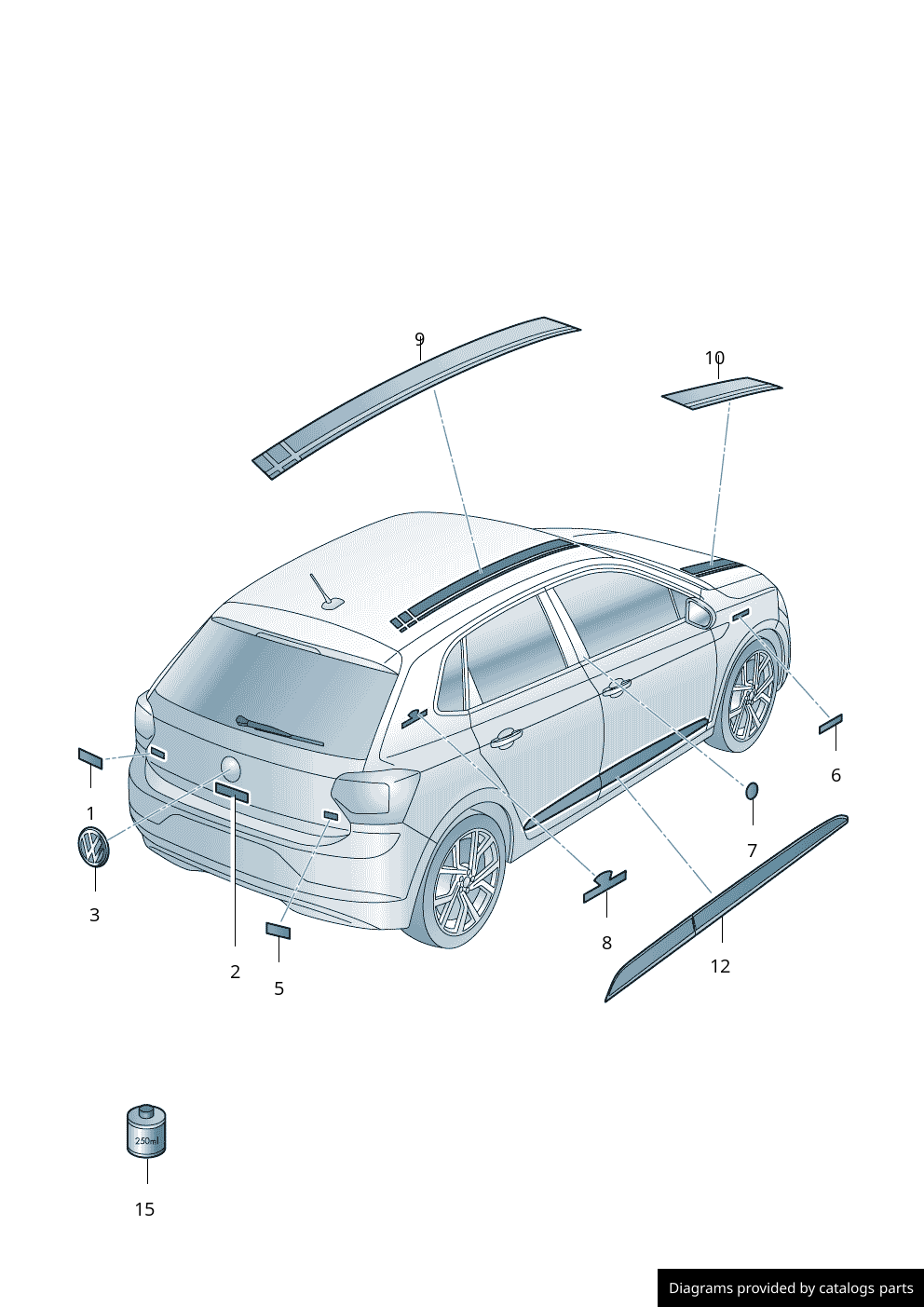 Car part diagram
