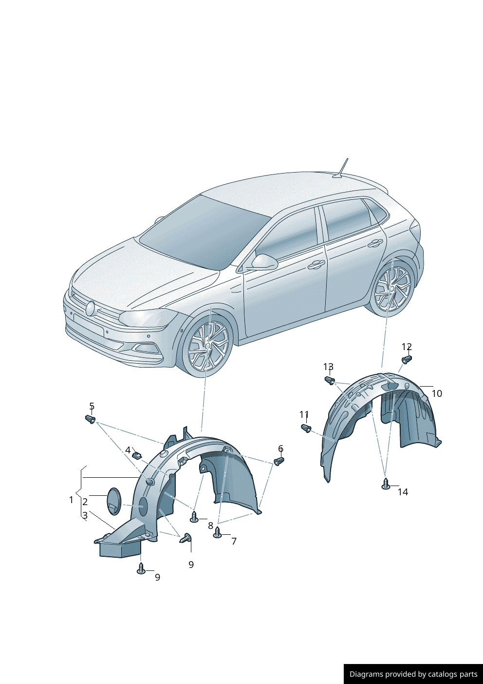 Car part diagram