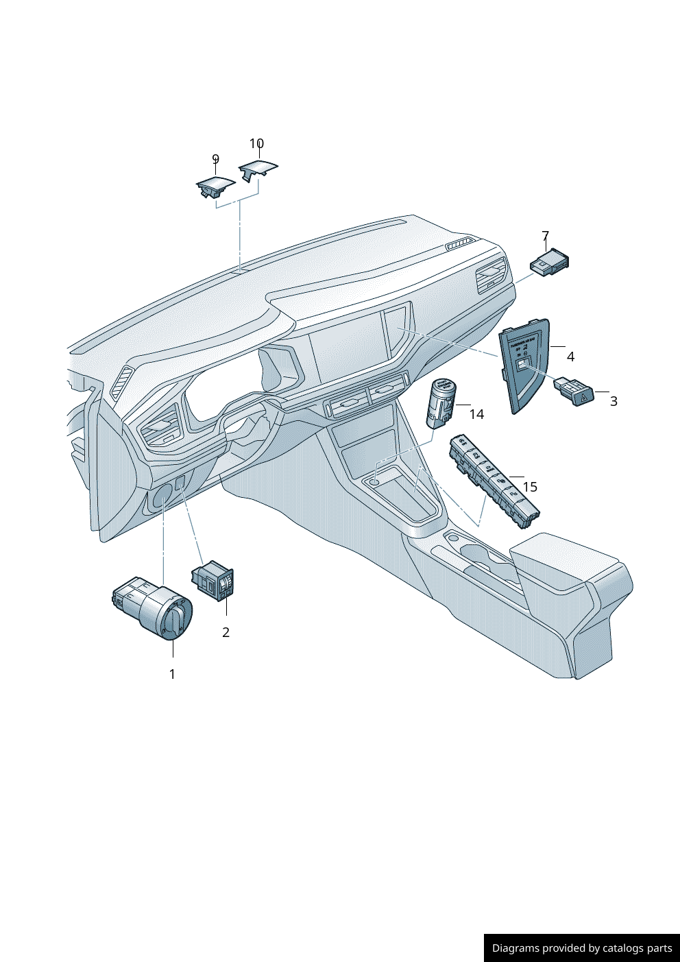 Car part diagram