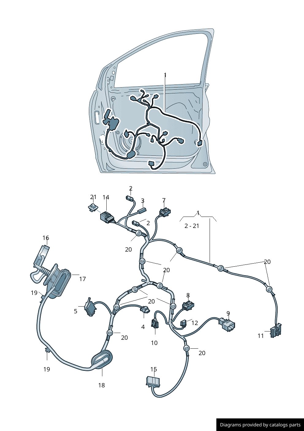 Car part diagram