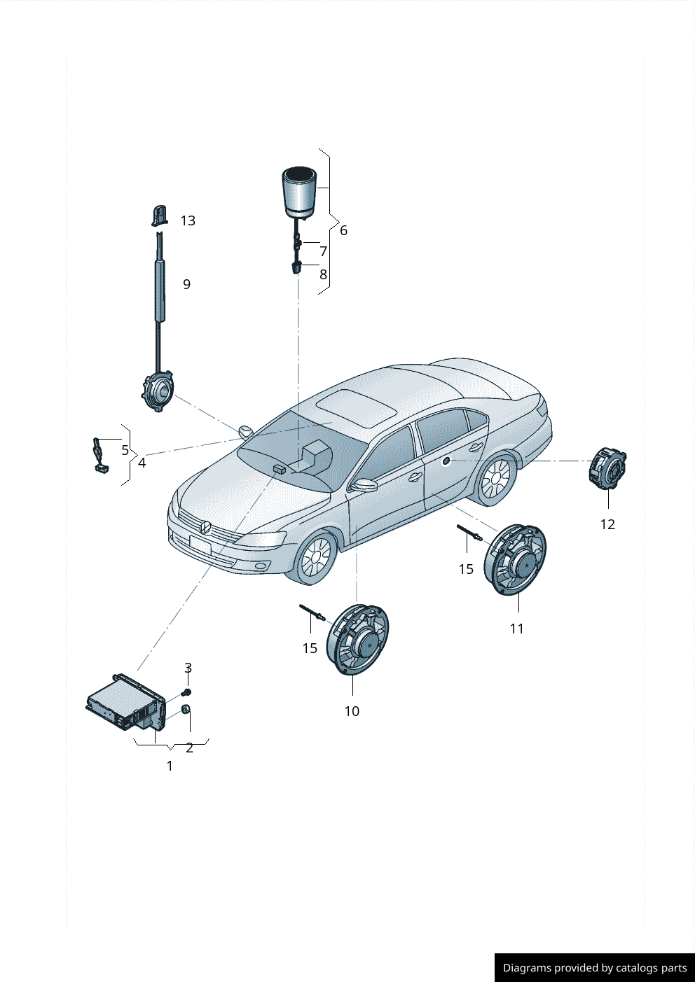 Car part diagram