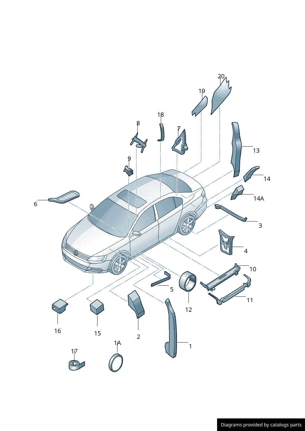 Car part diagram