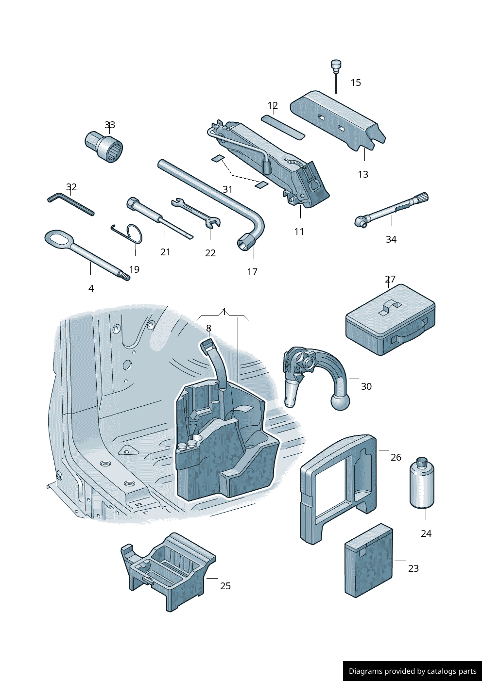 Car part diagram