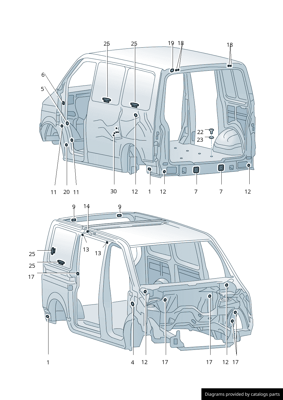 Car part diagram