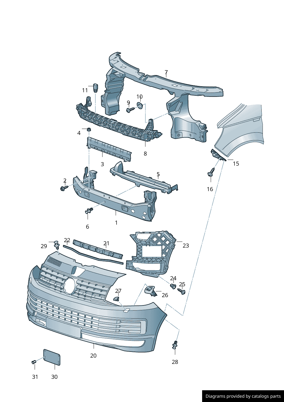 Car part diagram